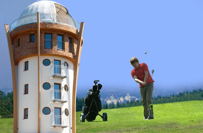 Turm-Golfer