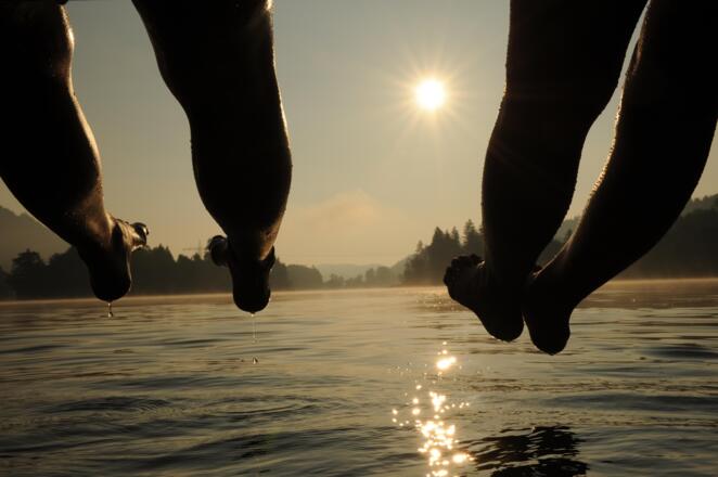 Erfrischung am Reintalersee