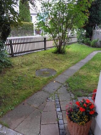 Weg zu den Parkplätzen