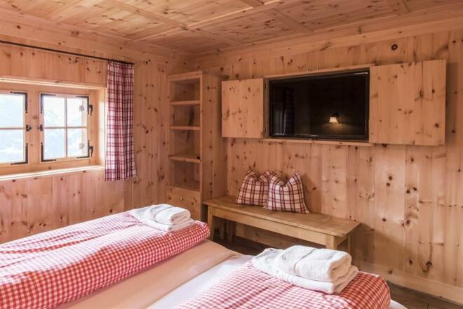 Berghaus Bartholomäberg Schlafzimmer