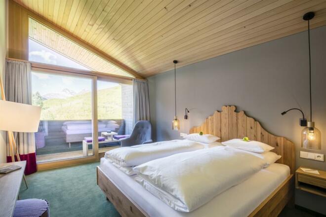 das Charmante in der neuen Bergvilla