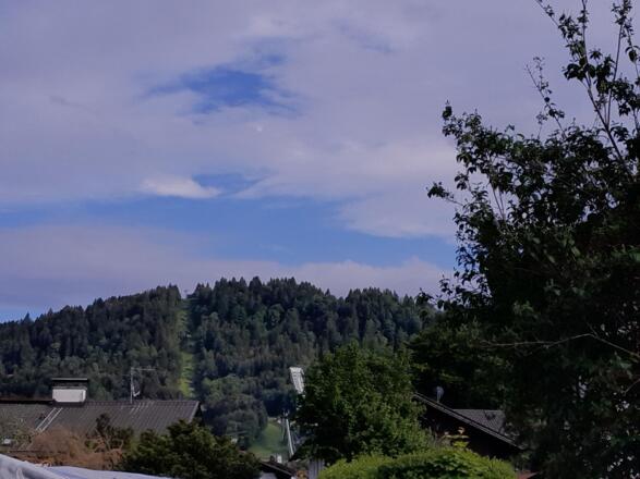 Ausblick auf die Schanze