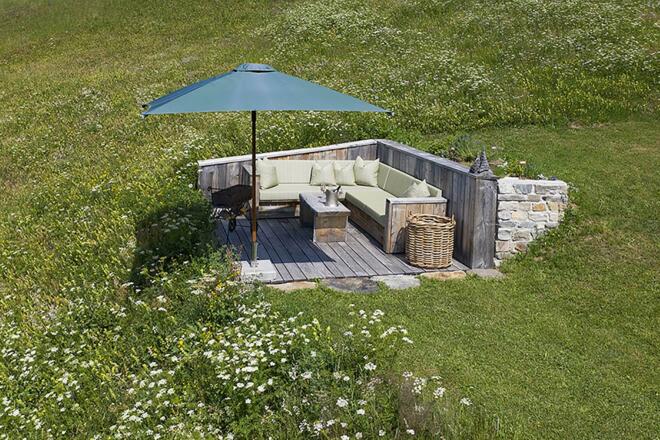 Berghaus Bartholomäberg Loungebereich