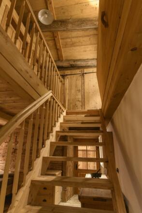 Berghaus Bartholomäberg Treppenaufgang