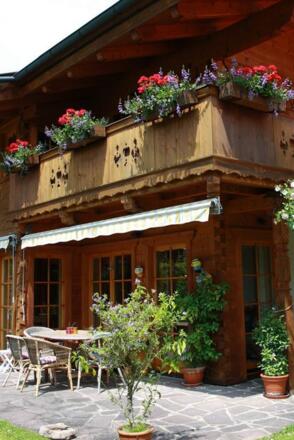 Ferienhaus Hintermair Terrasse