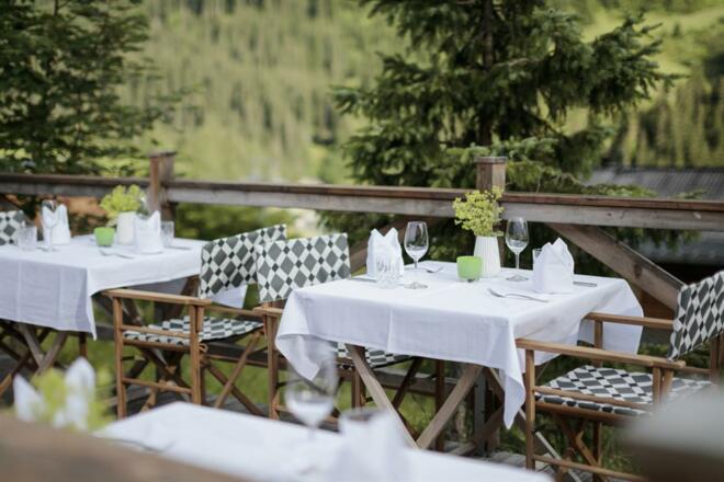 Unsere Terrasse vom WeinRestaurant