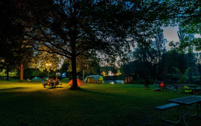 Zeltplatz - Abendstimmung