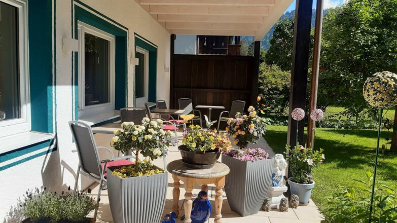 Hotel-Terrasse Sommer 2020