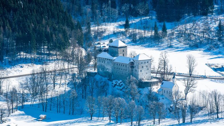 Die Burg von oben