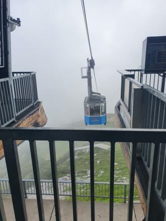 Hochalmbahn im Nebel