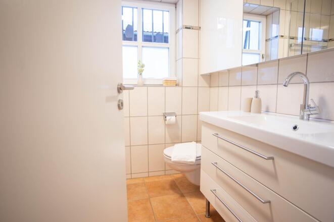 Badezimmer im Erdgeschoss