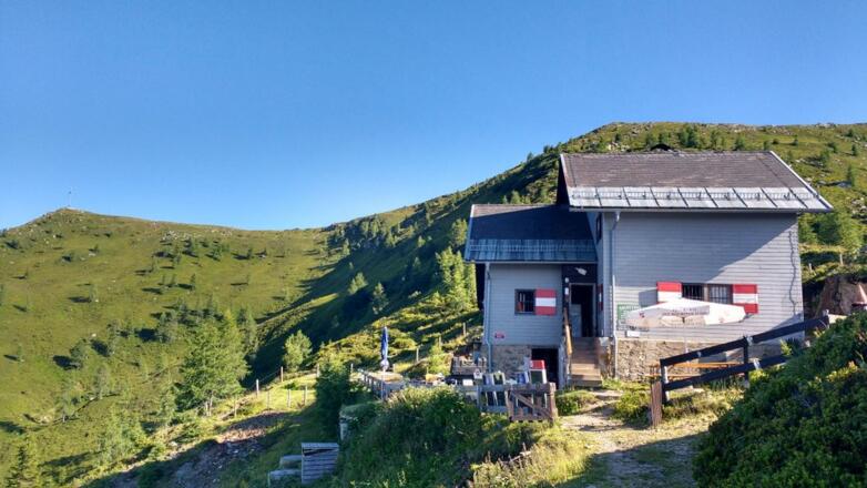Unser Tagesziel: Die Goldeckhütte