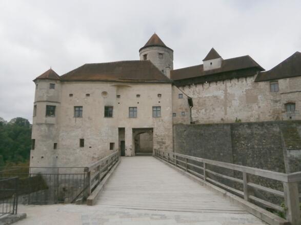 Zugang in die Hauptburg