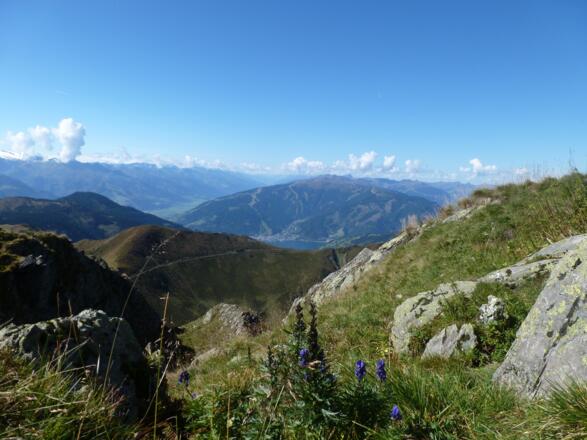 Aussicht vom Gipfel.