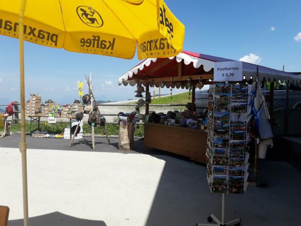 Ausblick Almshop Wiedersbergerhorn