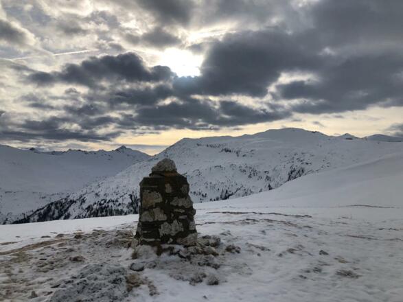 Besagtes Steinmandl vor dem Schwalbenkar