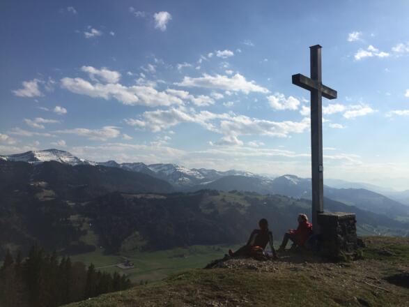 Gipfelkreuz der Salmaser Höhe