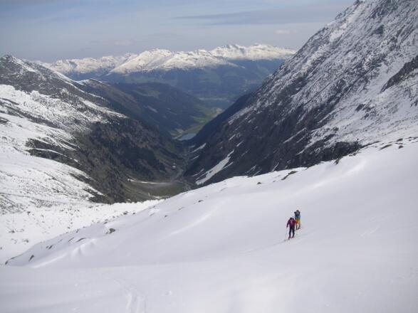 Tiefblick ins Wildgerlostal