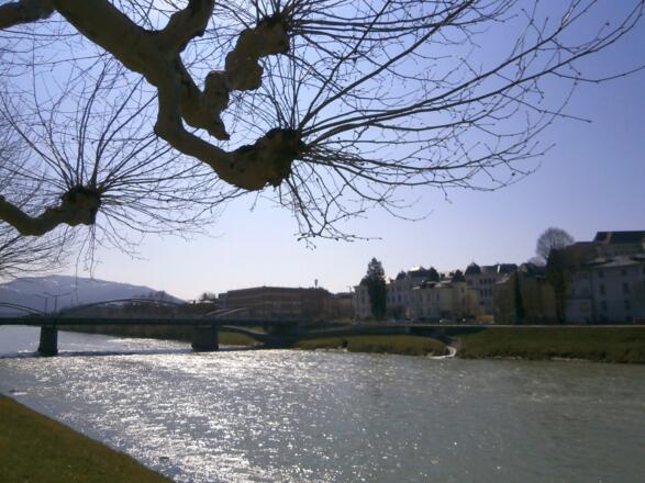 Entlang der Salzach zurück zum Ausgangspunkt