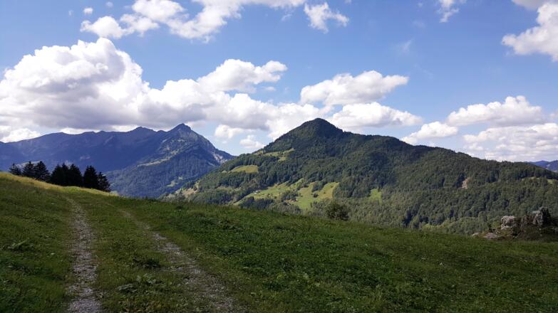 Ausblick vom Vorsäß Wirmboden
