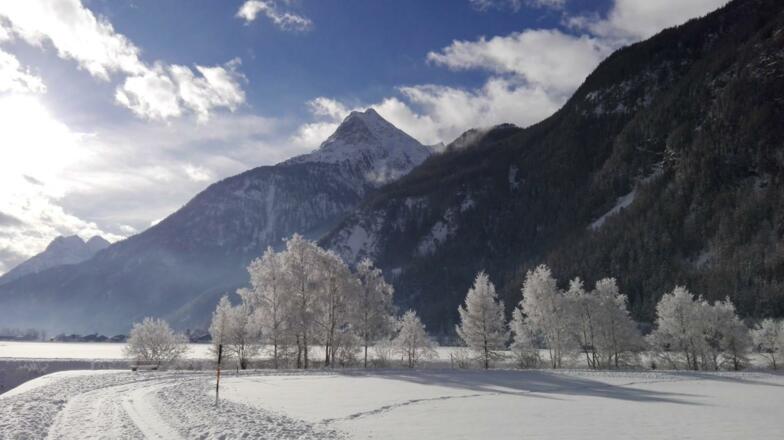 Winterlandschaft in Längenfeld