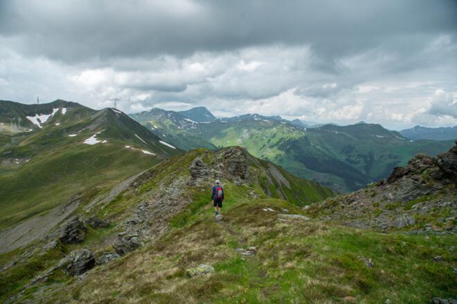 Landschaft rund um den Hochsaalbachkogel
