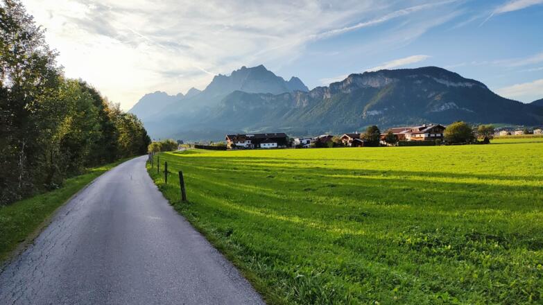 Radweg bei St. Johann/Tirol