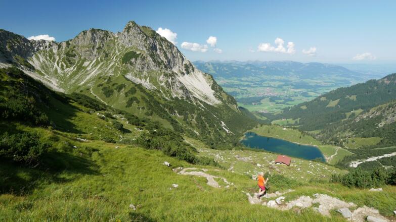 Auf dem Weg vom Oberen zum Unteren Gaisalpsee