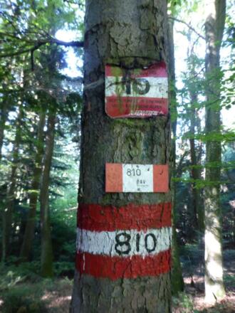 Der 10er ist gut markiert