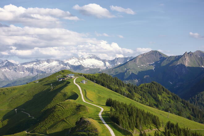 Blick auf den Kreuzkogel