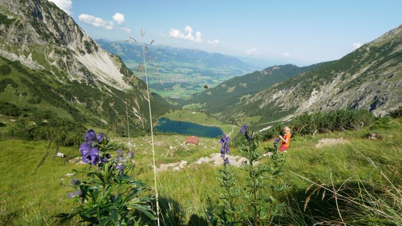 Auf dem Weg vom Oberen zum Unteren Gaisalpsee