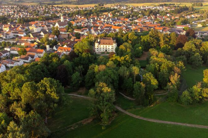 Jettingen-Scheppach_Schloss von oben