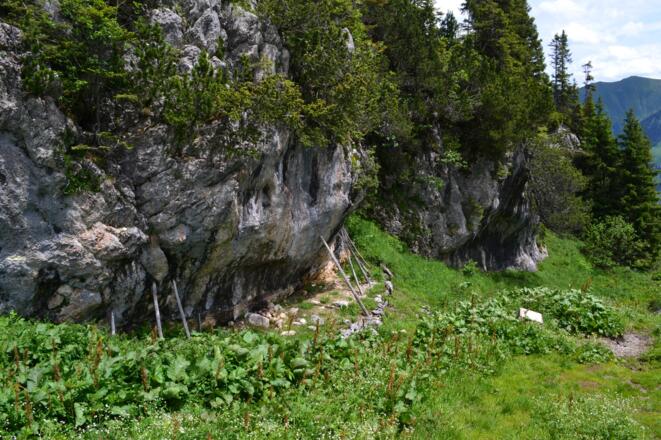 Steinzeitlager im Kürental unter dem Gottesacker