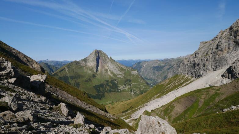 Blick vom Hornbachjoch