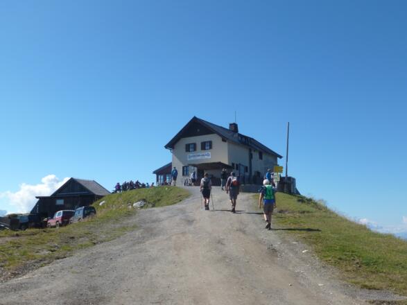 Die letzten Meter zum Gipfel.