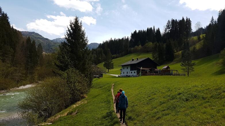 Achenmarsch - Jausenstation Tiefenbachklamm