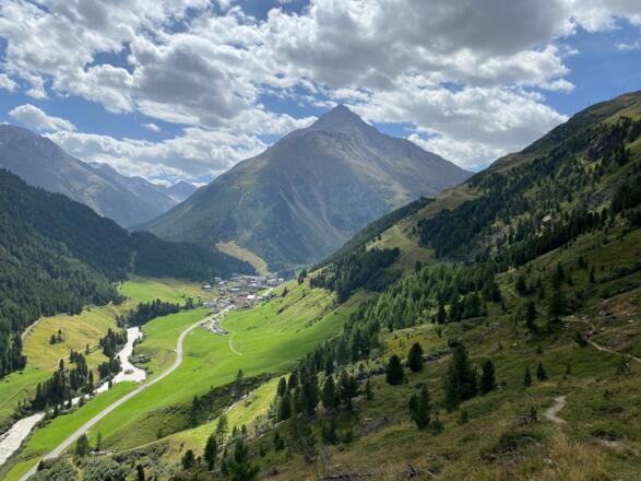 Aussicht Wandern Vent