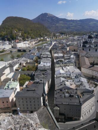 Getreidegasse von oben