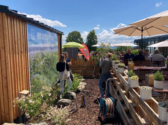 Visitors at The Landesgartenschau