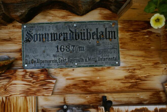 Sonnwenbühelalm Münster Rofan