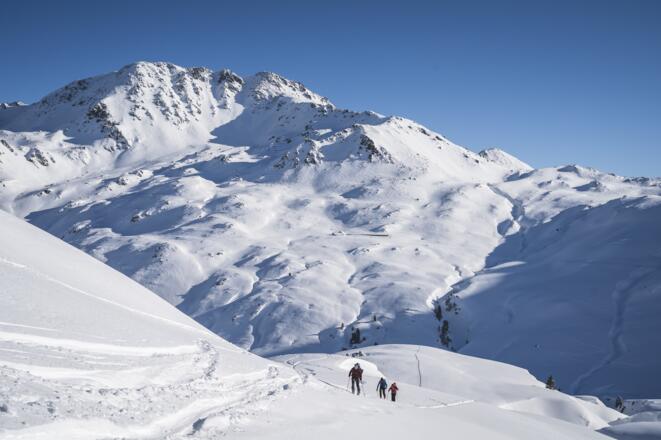 Aufstieg in Richtung Aleitenspitze