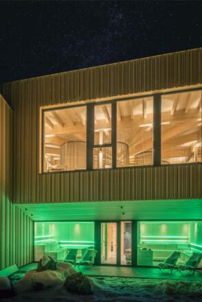 Außenansicht vom Relaxgarten