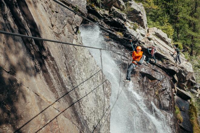 Hängebrücke Lehner Wasserfall