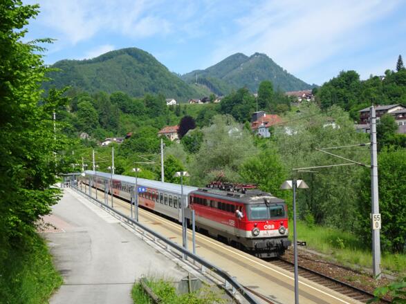 Bahhofshaltestelle Großraming
