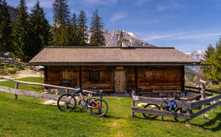 E-Bikes auf der Stubenalm