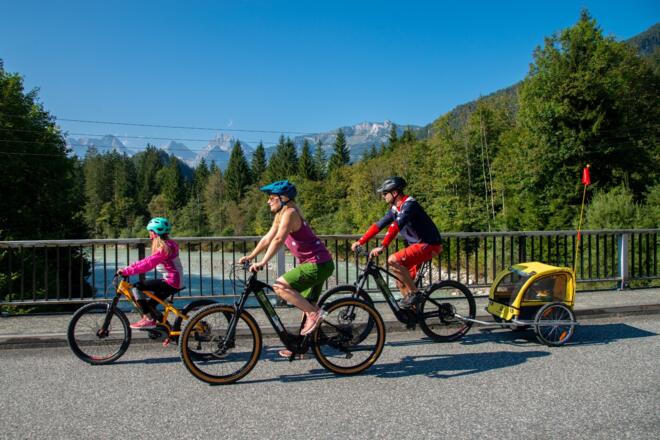Radfahren im Ortsteil Reith