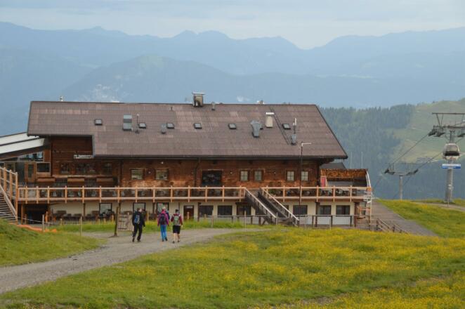 Berggasthof Hornboden im Sommer
