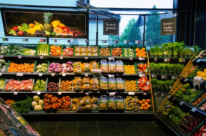 frisches Obst und Gemüse