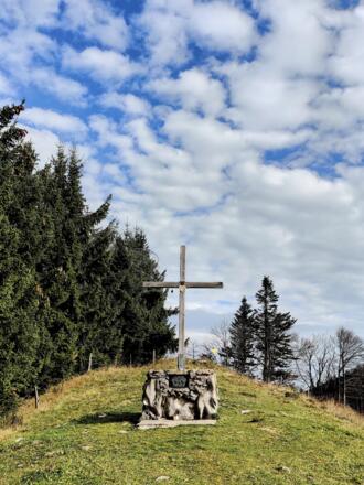 Der Spielberggipfel ist der erste, den man erreicht.