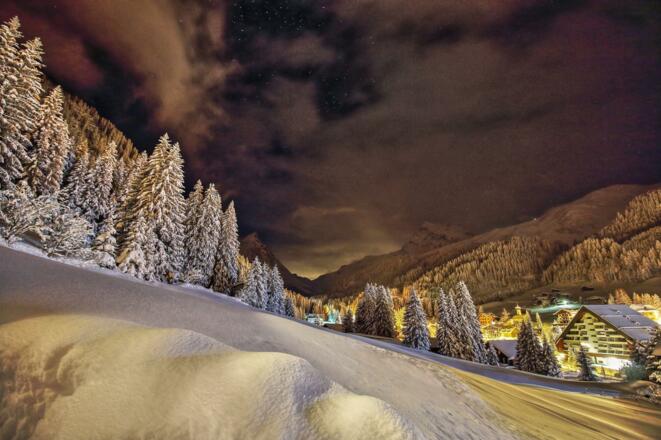 Nachtbild Winter